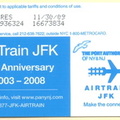 AirTrain JFK 5th Anniversary Metrocard